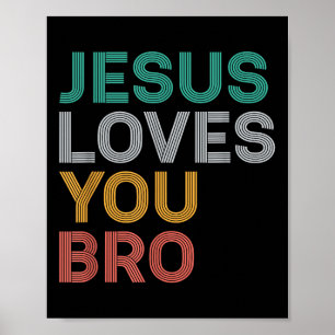 Poster Jesus Te Ama Mano Cristã Faith Mulheres Ki Engraça