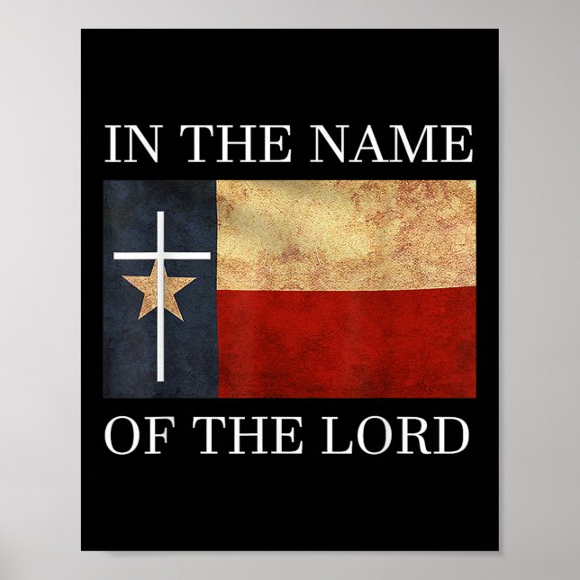 Poster Jesus Texas Cristão  (Frente)