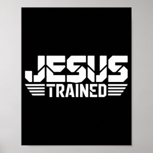 Poster Jesus Treinou Luta Livre Cristã da Família de Deus