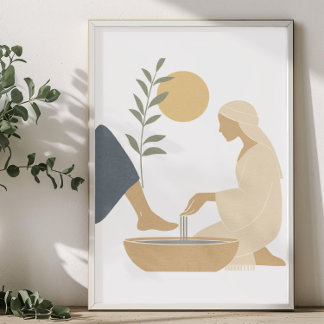 Poster Jesus Washing Feet