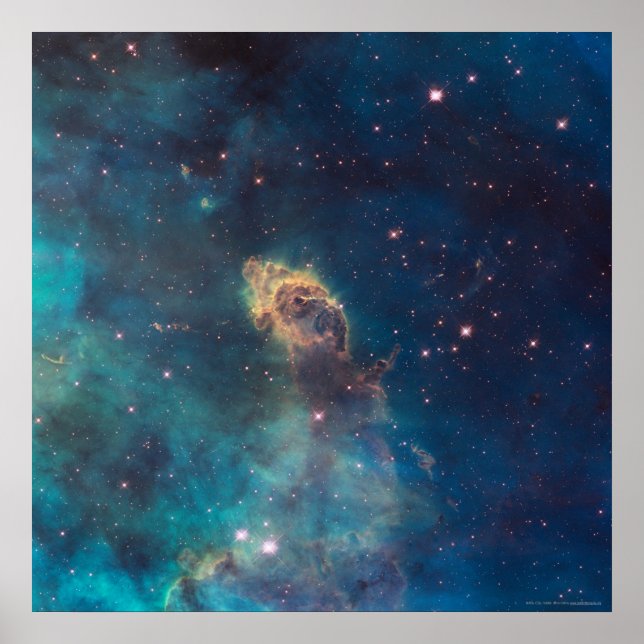 Pôster Jet em Carina WFC3 UVIS 24x24 (24x24) (Frente)