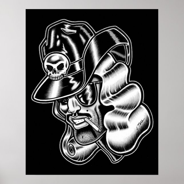 Poster Jet Latex™/Space Cowboy (Frente)