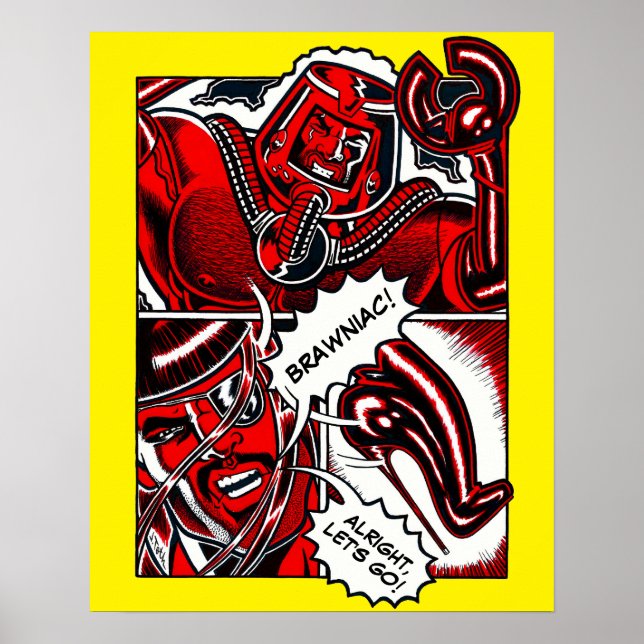 Poster Jet Latex™ vs. Brawniac™ (Frente)