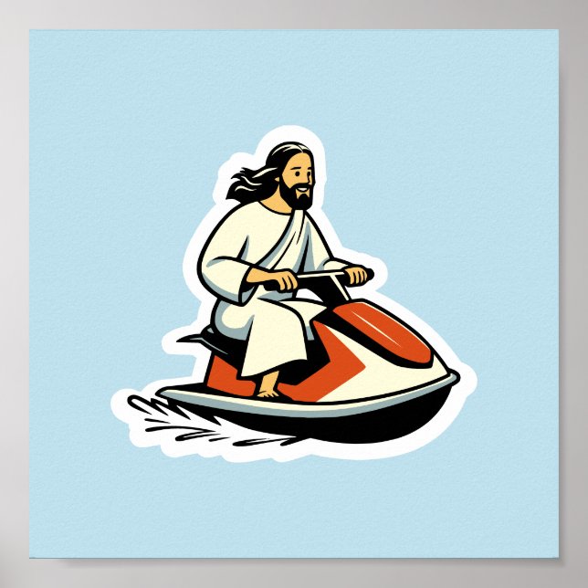 Poster Jet-Ski Jesus (Frente)