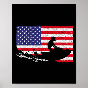 Poster Jet ski legal para homens e mulheres esquiadores b