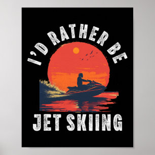 Poster Jet Ski Para Homens Mulheres Pai Menino Piloto De