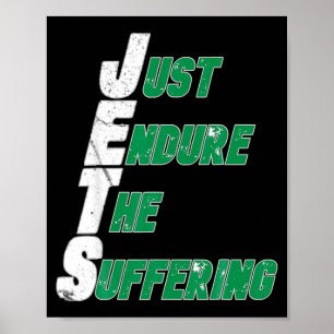 Poster Jets engraçados apenas suportam o sofrimento do fu
