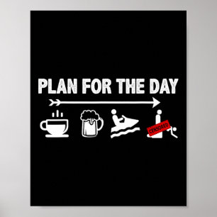 Poster Jetski Jet Ski Amar Água Esporte Funny Legal