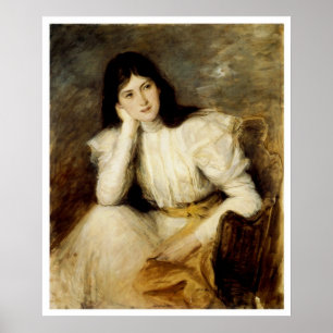Pôster Jeune Fille Reveuse, Retrato de Berthi Capel