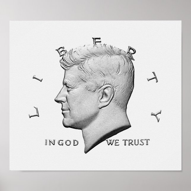 Pôster JFK - In God We Trust (Frente)