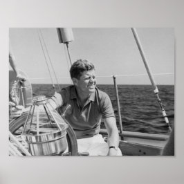Pôster JFK Velejando em Férias