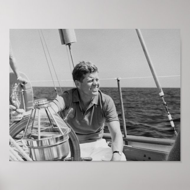 Pôster JFK Velejando em Férias (Frente)