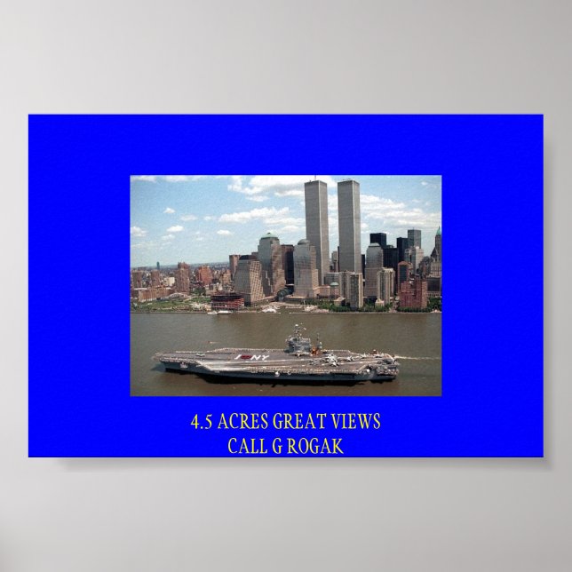 PÔSTER JFK VISITA A GRANDE MAÇÃ (Frente)