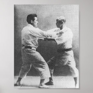 Pôster Jigoro Kano and Kyuzo Mifune