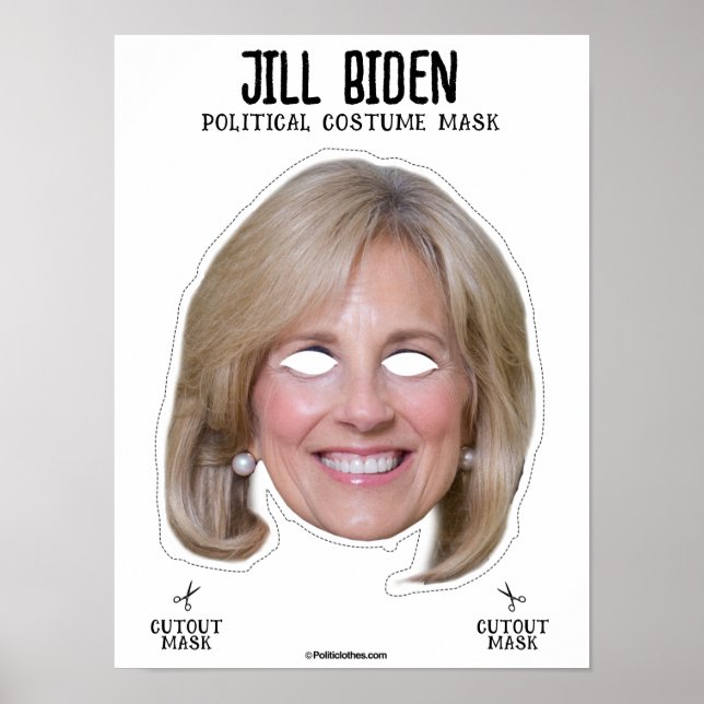 Poster Jill Biden Costume Mask (Frente)