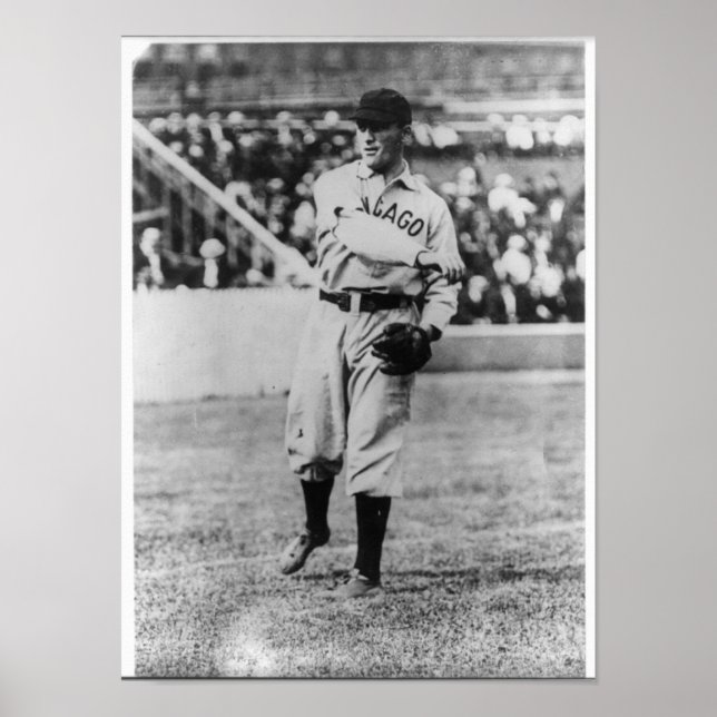 Poster Jimmy Sheckard, jogador de beisebol em Chicago Cub (Frente)
