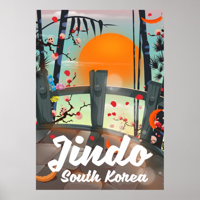 Poster Jindo Coreia do Sul (Frente)