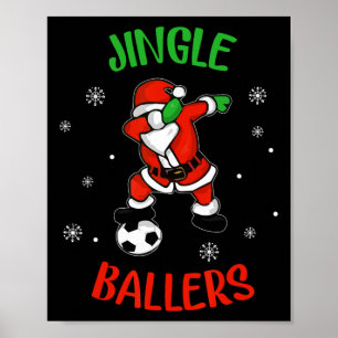 Poster Jingle Ballers Futebol de Natal Futebol Americano