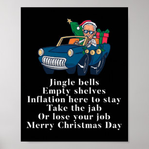 Poster Jingle Joe Biden Papais noeis Engraçados Trump Ufl