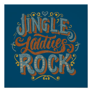 Pôster Jingle ladies rock