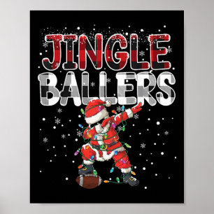Poster Jingle Llers Pé De Natal Futebol Xadrez _