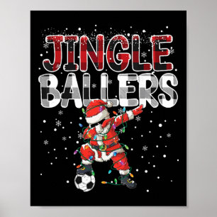 Poster Jingle Llers Pé De Natal Futebol Xadrez De Natal _