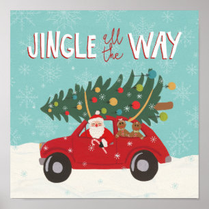 Poster Jingle Por Todo O Caminho   Carro Papai noel