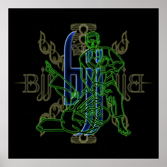 Poster Jiu Jitsu (Frente)