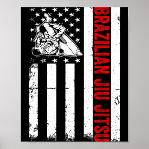 Poster Jiu Jitsu Artes Marciais Jiu Jitsu Brasileiro Band