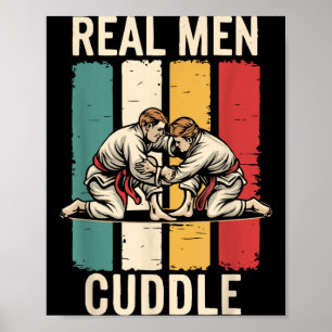 Poster Jiu Jitsu BJJ Artes Marciais Mistas MMA Combate