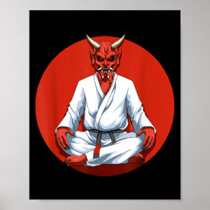 Poster Jiu Jitsu Brasileiro Grappling e BJJ