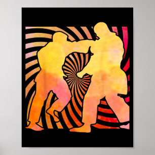 Poster Jiu-Jitsu Brasileiro JJB Luta no Chão