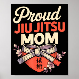 Poster Jiu Jitsu Mãe Mãe Retro