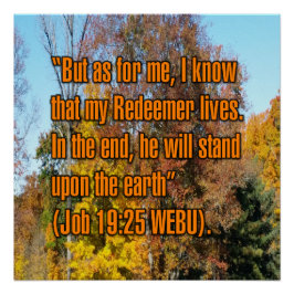 Pôster Jó 19:25 WEBU