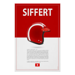 Pôster Jo Siffert Helmet