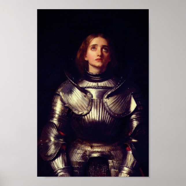 Poster Joan of Arc por John Everett Millais (Frente)