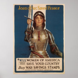 Pôster Joan of Arc Saved France