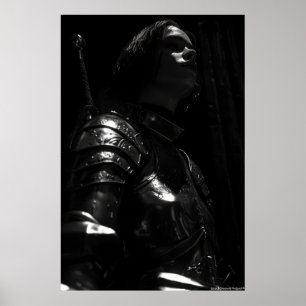 Poster Joana d'Arc Escutando Esestesia Escura do Voz