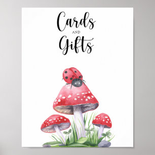 Poster Joaninha - cartões e presentes chá de bebê