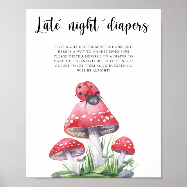 Poster Joaninha - Jogo de fraldas de madrugada (Frente)