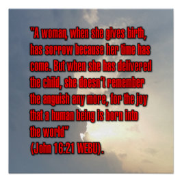 Pôster João 16:21 WEBU
