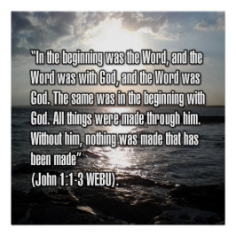Pôster João 1:1-3 WEBU