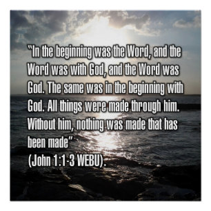 Pôster João 1:1-3 WEBU