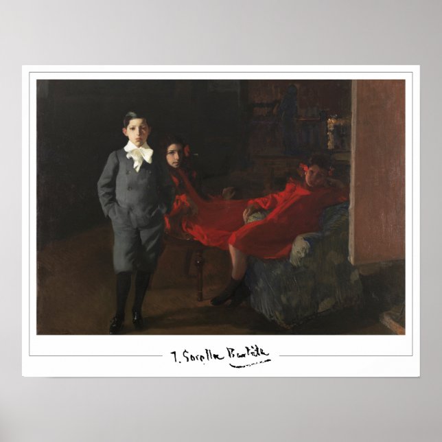 Poster Joaquín Sorolla Cartaz de Arte Zedign #34 (Frente)