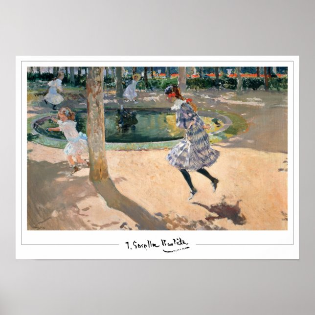 Poster Joaquín Sorolla Cartaz de Arte Zedign #6 (Frente)