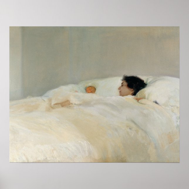 Poster Joaquin Sorolla - Mãe (Frente)