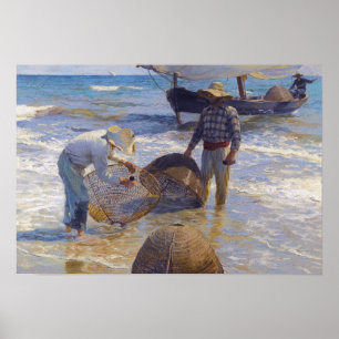 Pôster Joaquin Sorolla - pescador Valencian