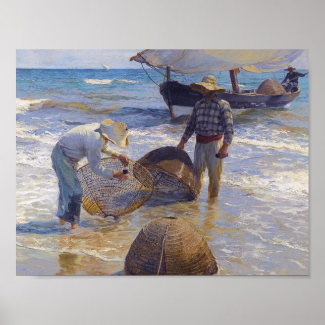 Pôster Joaquin Sorolla - pescador valenciano (Frente)