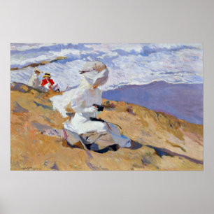 Poster Joaquín Sorolla y Bastida Capturando o Momento
