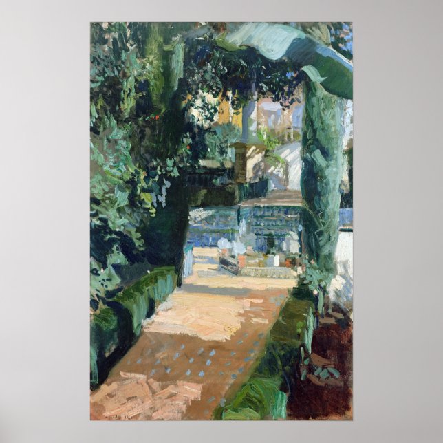 Poster Joaquín Sorolla y Bastida Court of the Dances (Frente)